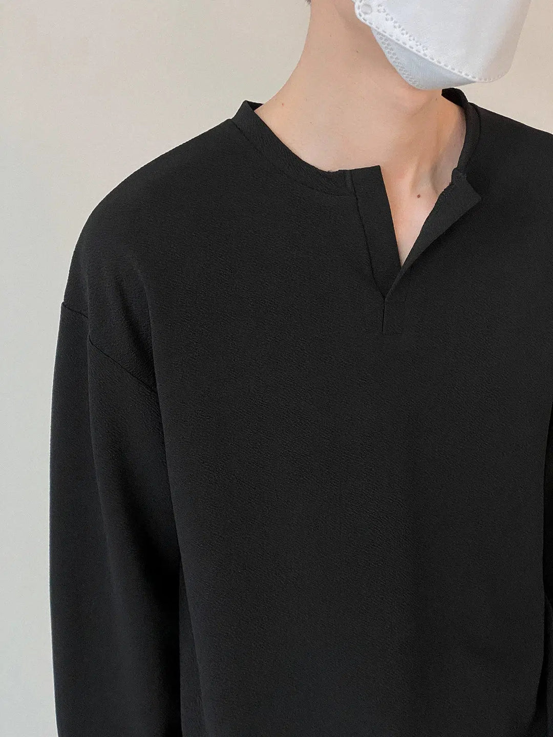 Henry Collar Long-sleeved Bottoming