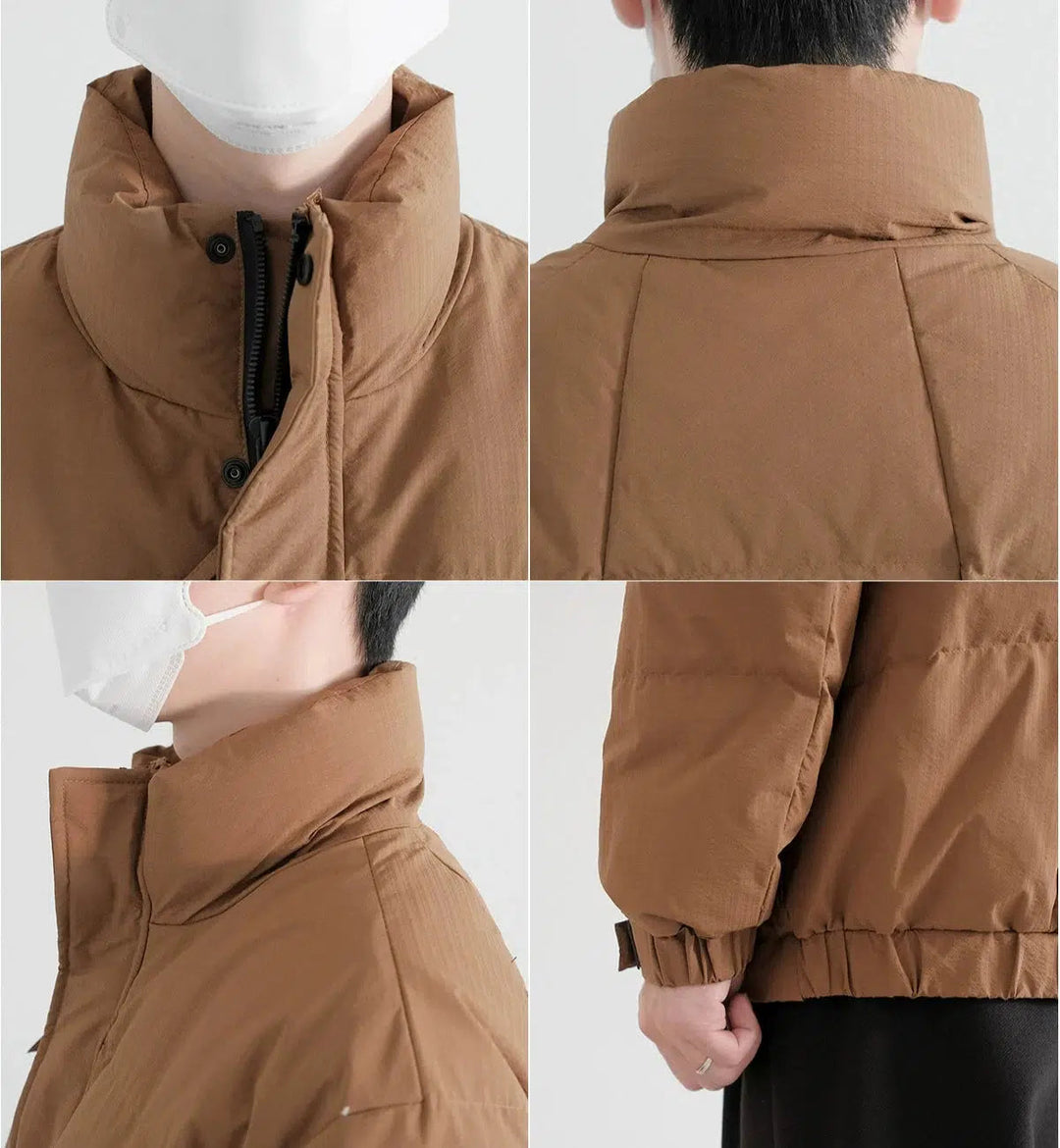 High Collar Insulated Down Jacket