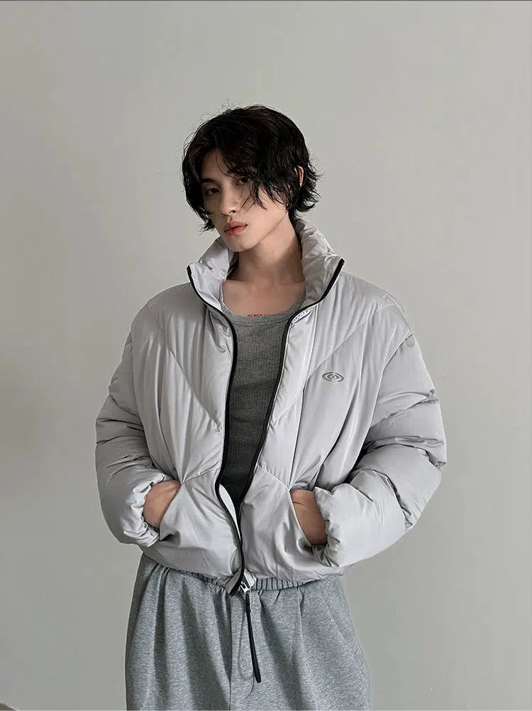 High Collar Puffer Down Jacket