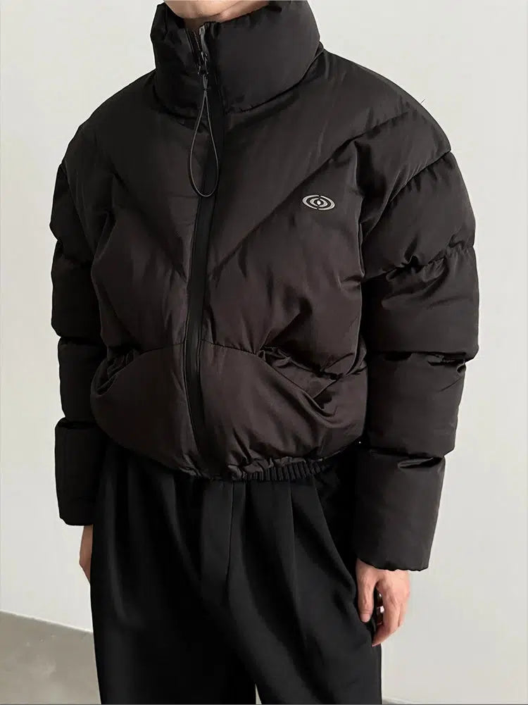 High Collar Puffer Down Jacket