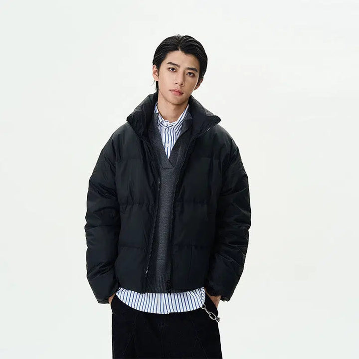 High Neck Collar Down Jacket