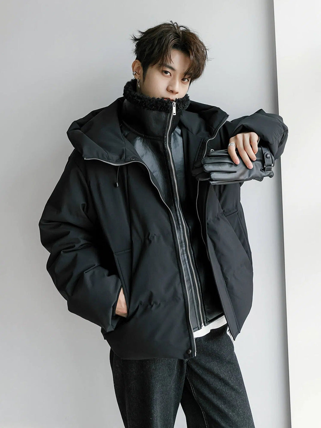 High-Performance Down Hooded Jacket