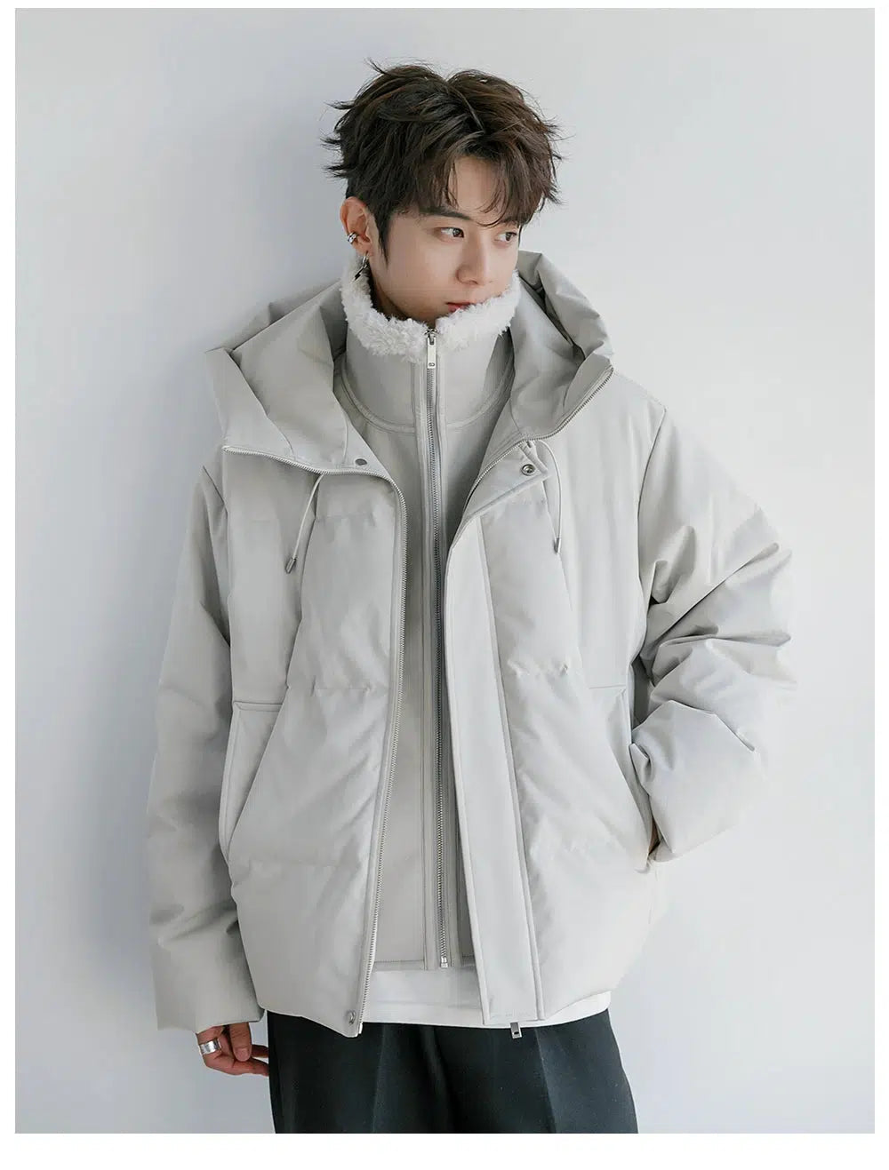 High-Performance Down Hooded Jacket