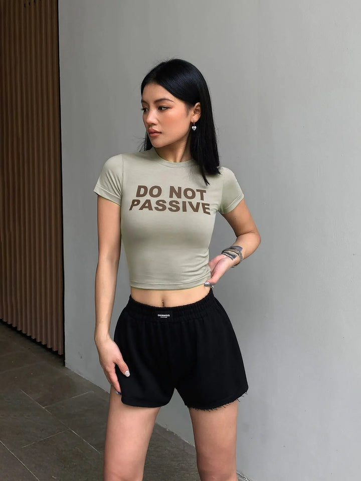 High Waist Short T-shirt