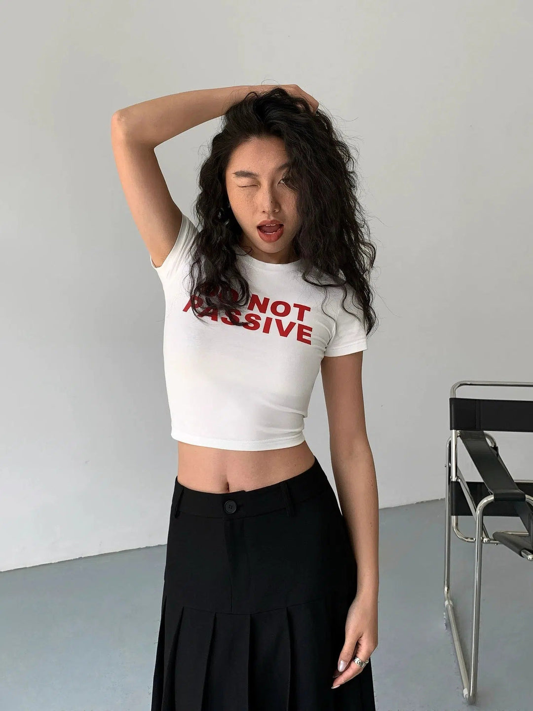 High Waist Short T-shirt