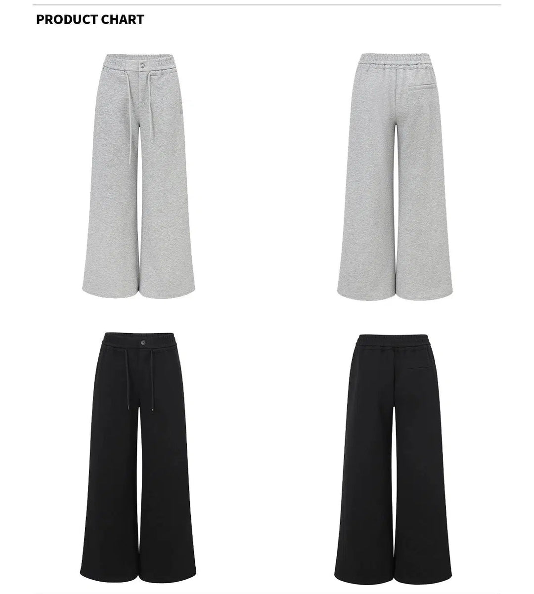 High-Waist Wide-Leg Comfort Sports Pants