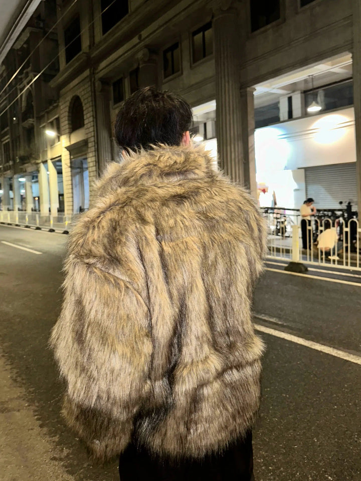 High-end Lapel Fur Coat