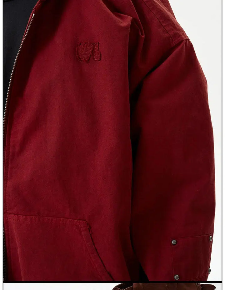 Red Hooded Jacket