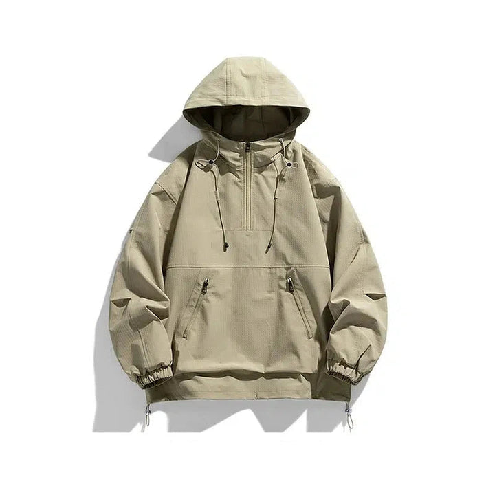 Hooded Lightweight Anorak Jacket