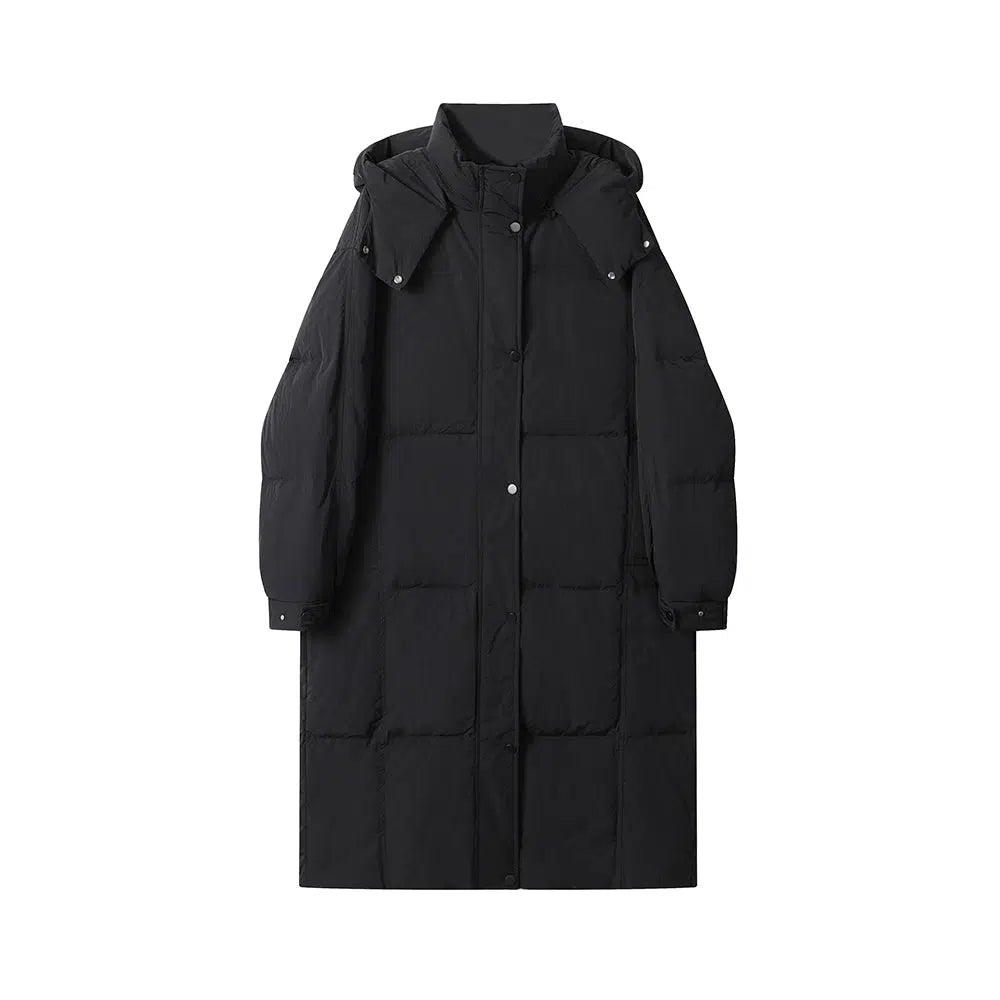 Hooded Long Down Jacket