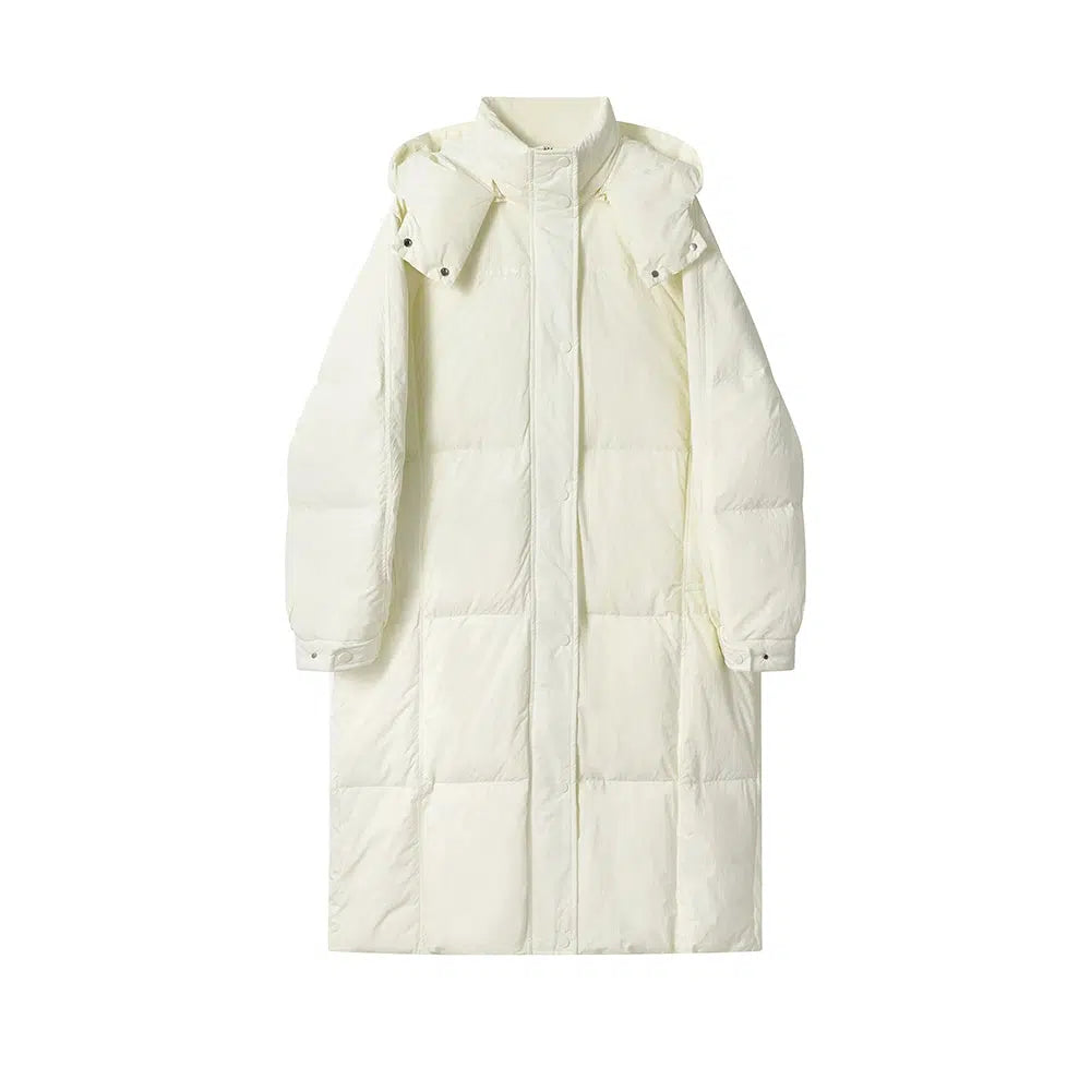 Hooded Long Down Jacket