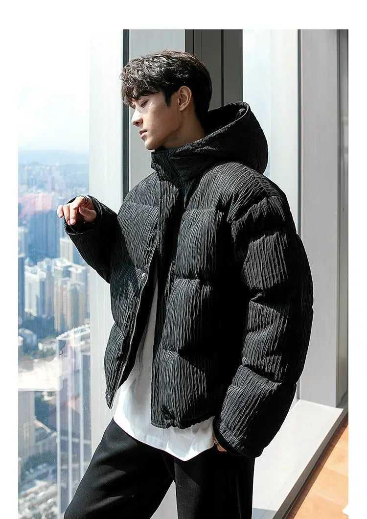 Hooded Padded Cotton Down Jacket