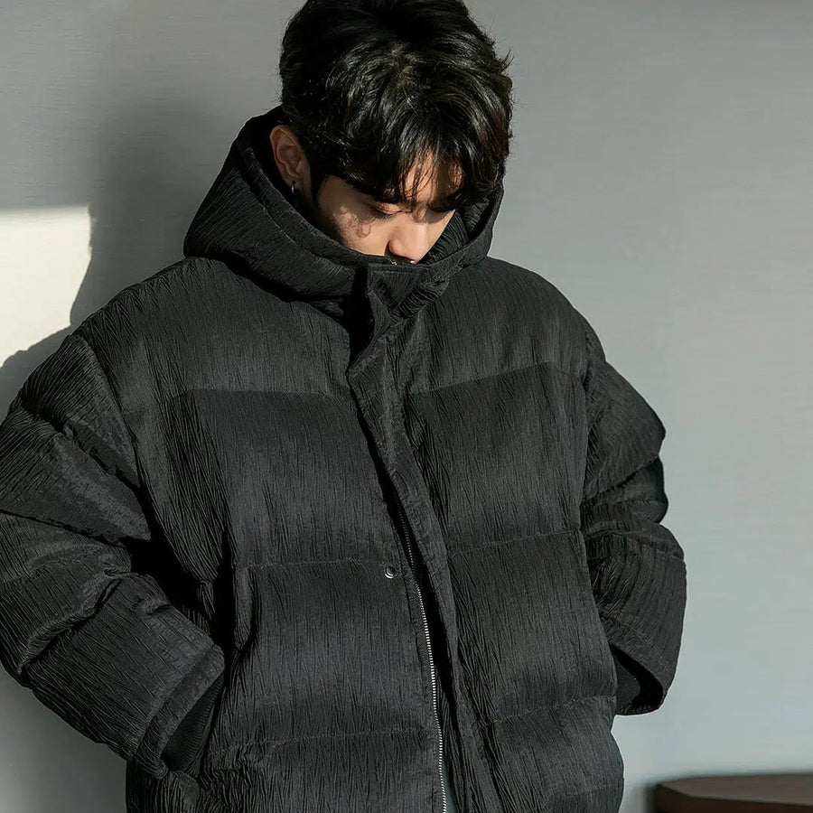 Hooded Padded Cotton Down Jacket