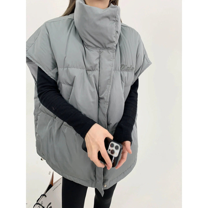 Hooded Sleeveless Down Vest