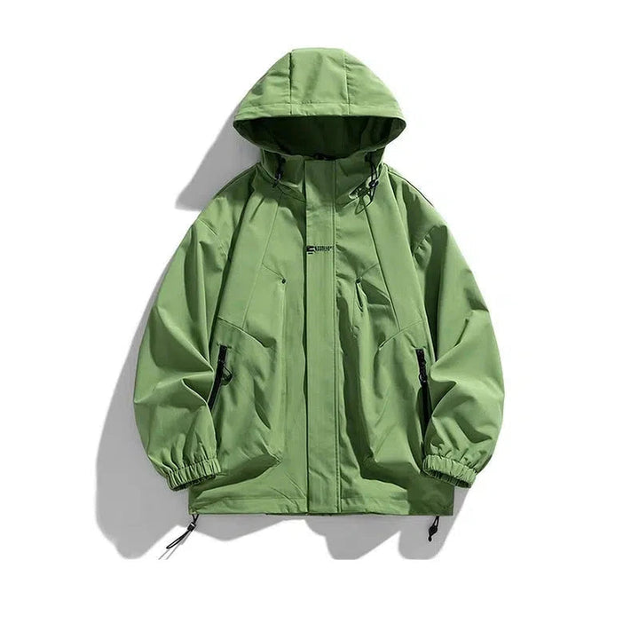 Hooded Windbreaker Jacket