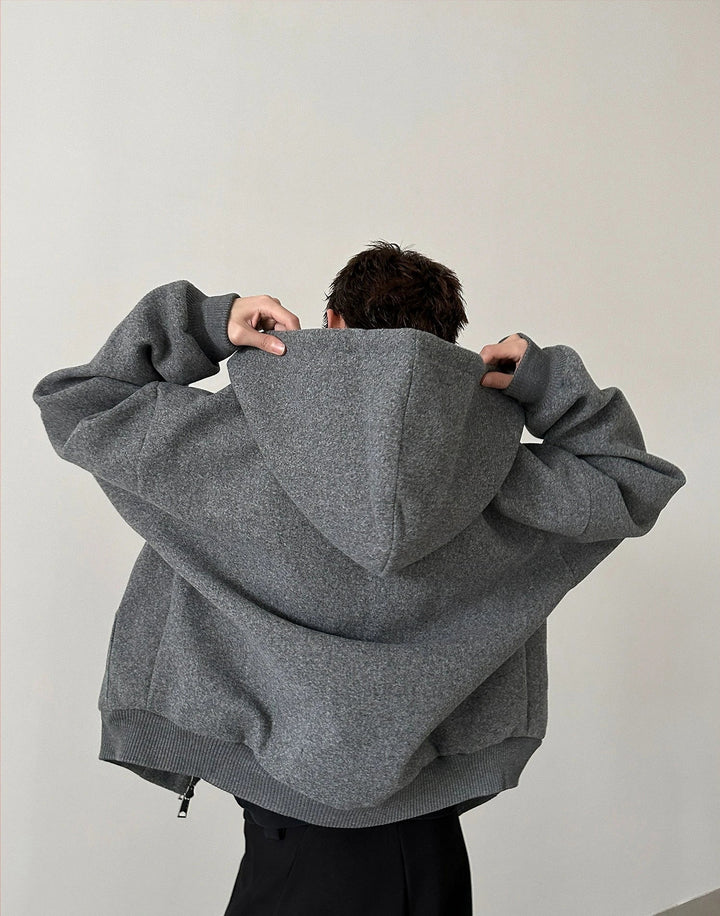 Hooded Zip-Up Sweatshirt