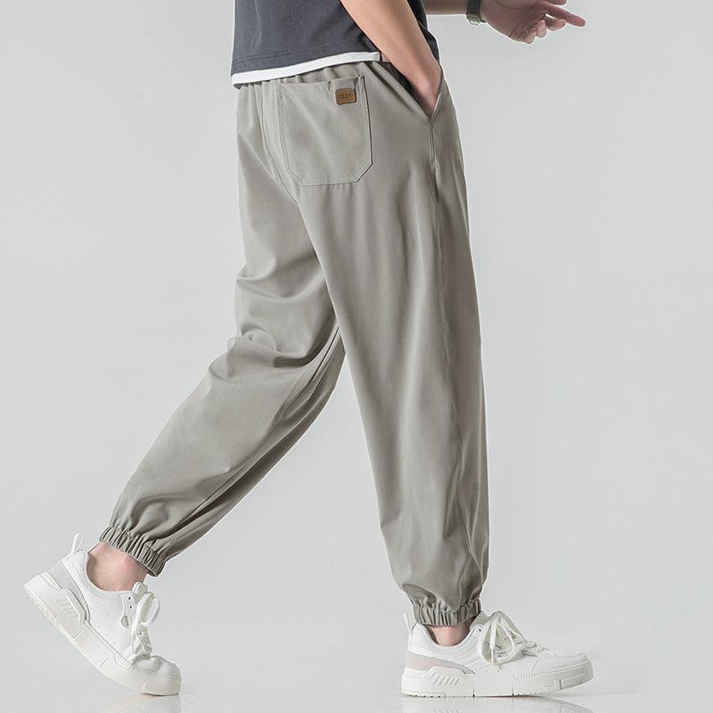 Ice Silk Beam Knit Breathable Pants