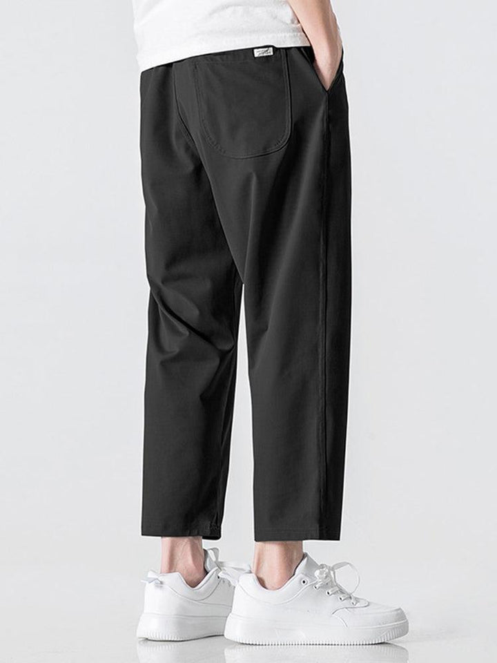 Ice Silk Cropped Track Pants