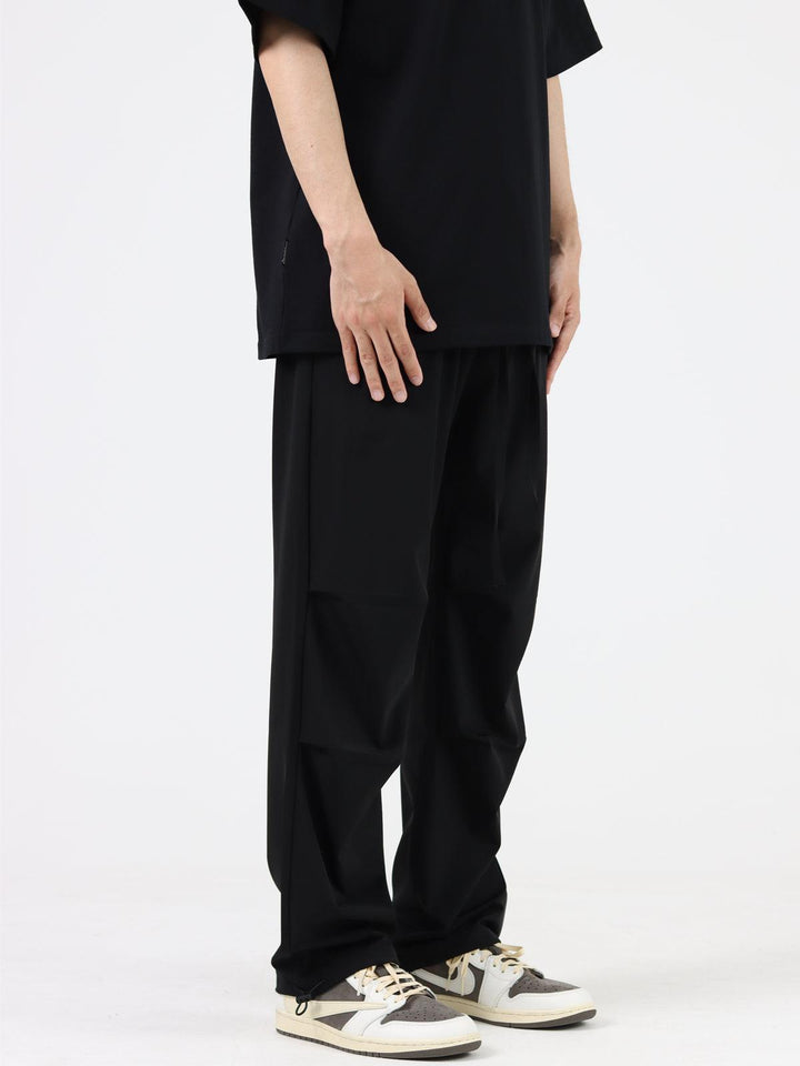 Ice Silk drape Nylon Drawstring Pants