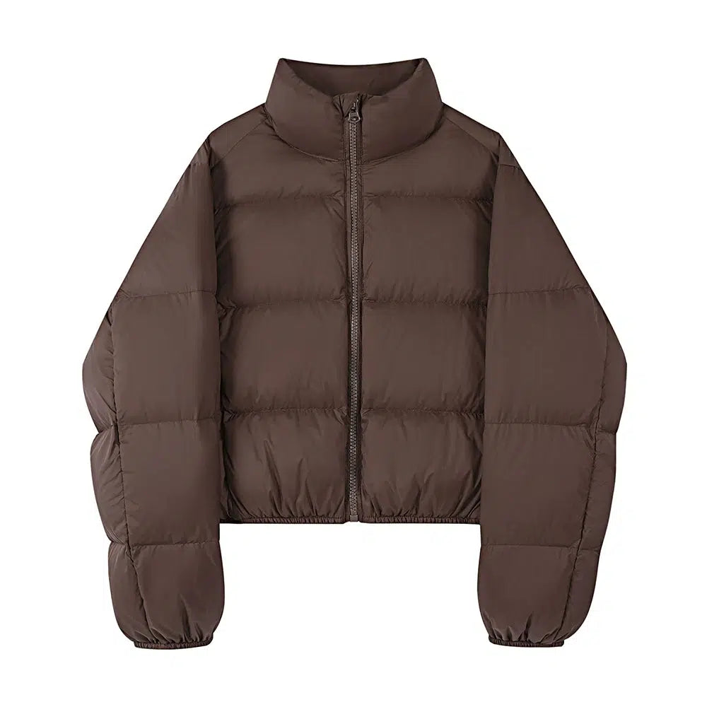 High Collar Insulated Down Jacket