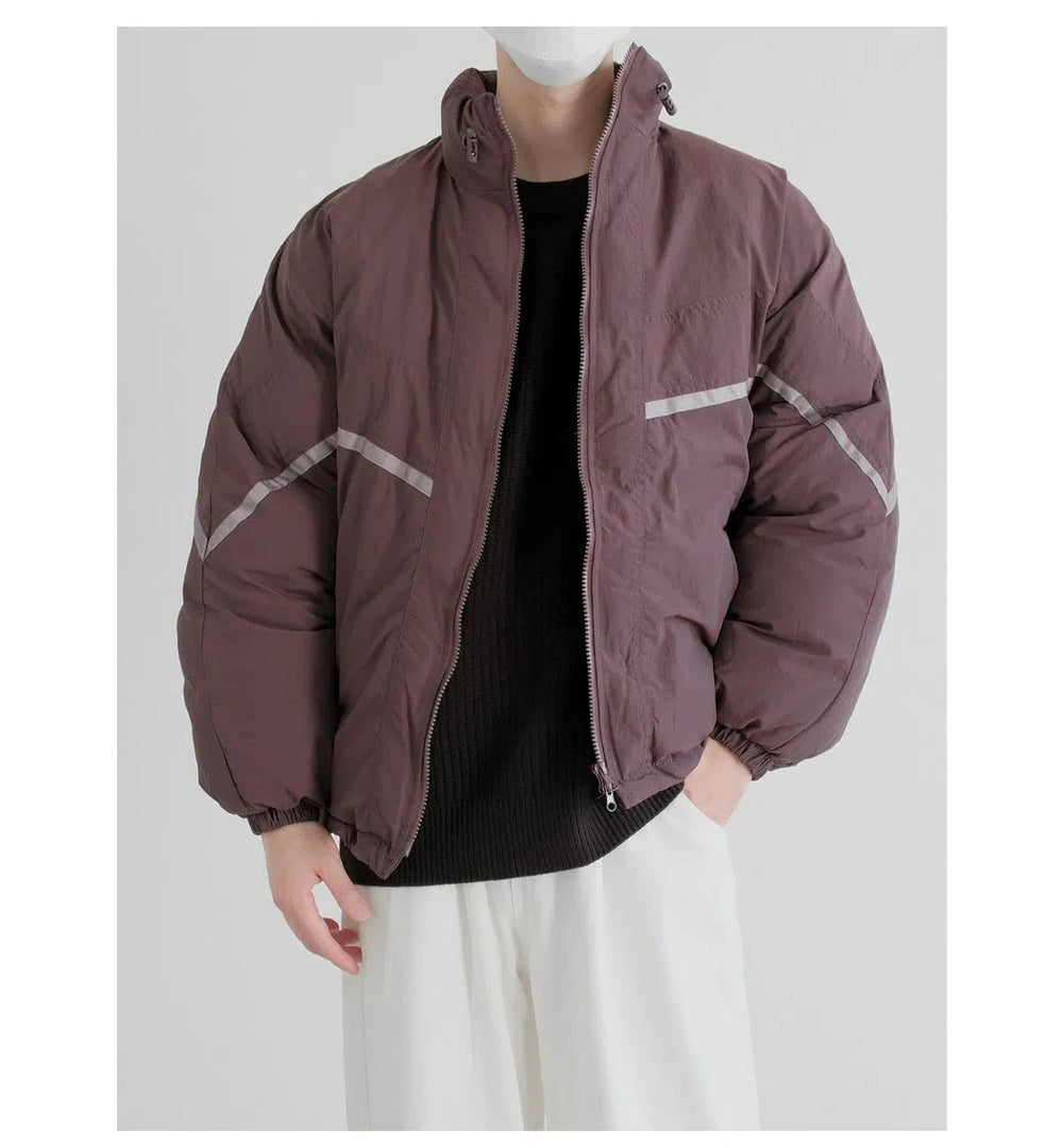 Insulated Jacket with Reflective Accents