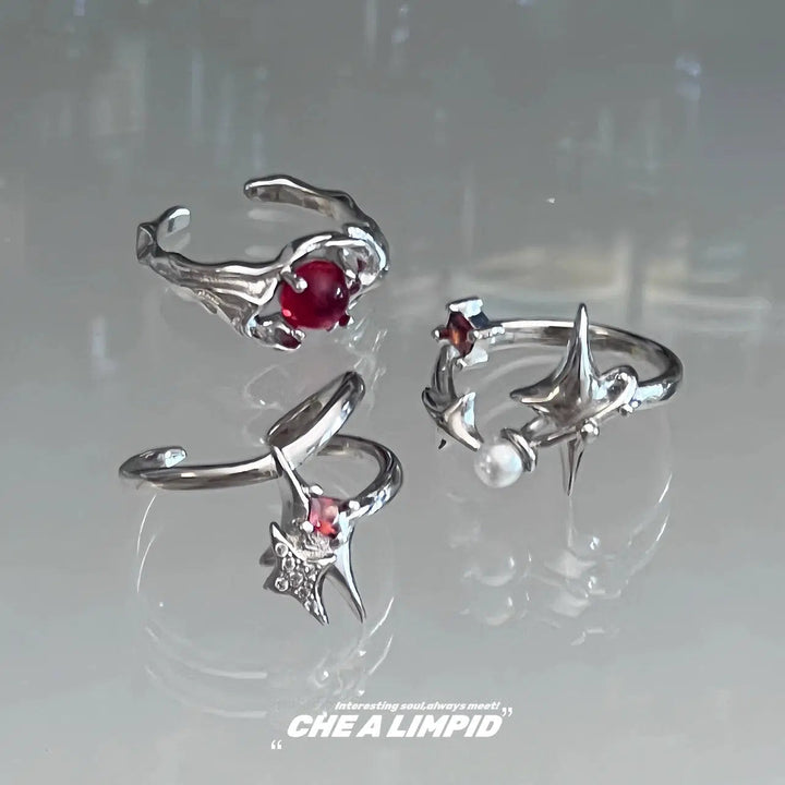 Irregular Ruby Ring