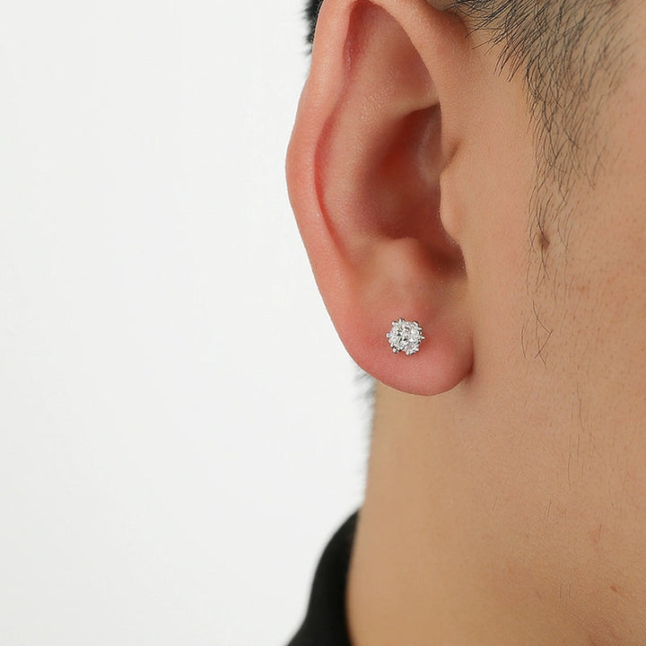 Irregular Square Stud Earrings