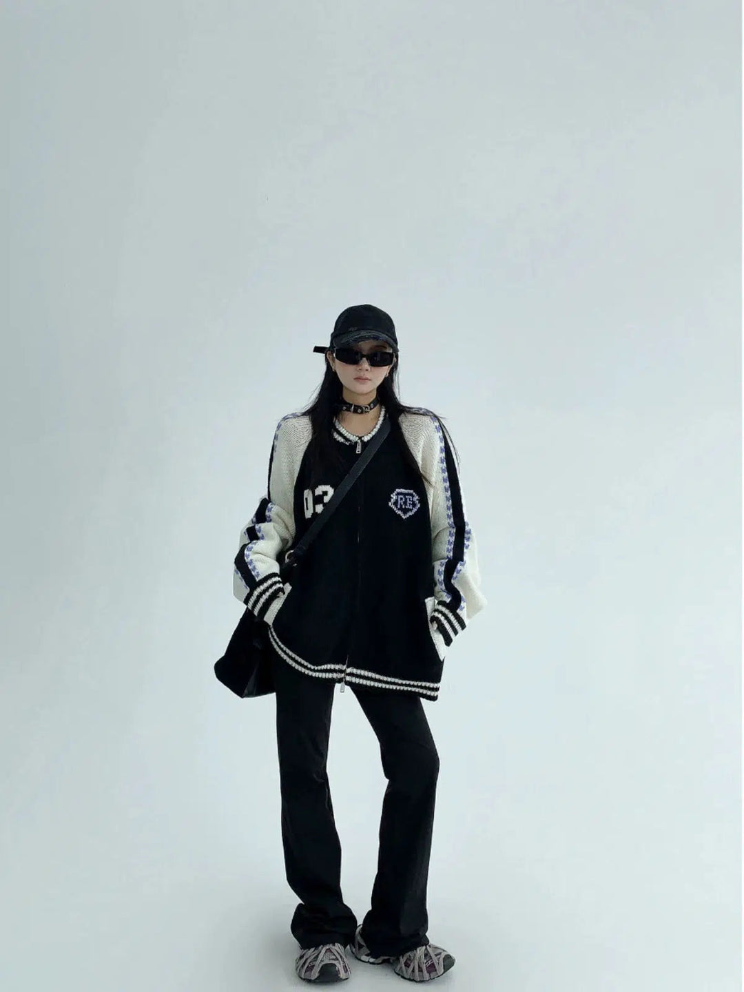 Knit Varsity Full-Zip Sweatshirt