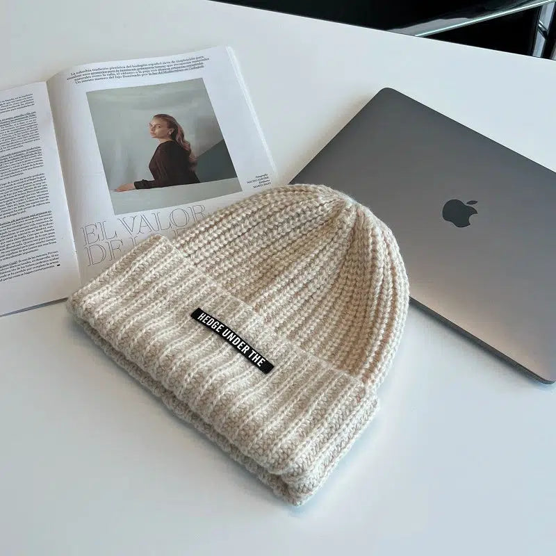 Knitted Pile Wool Hat