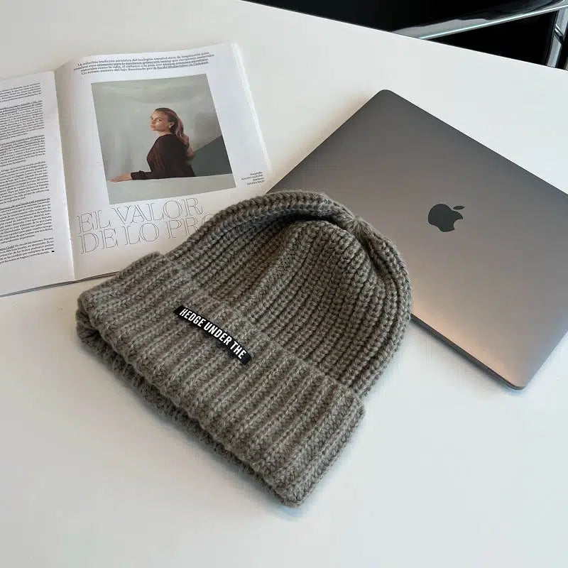 Knitted Pile Wool Hat