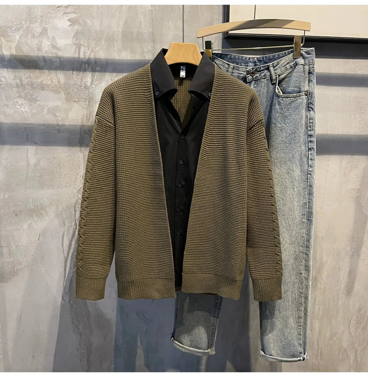 Knitwear Open-Front Cardigan