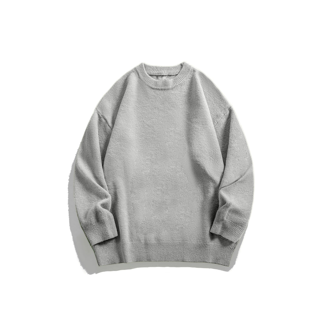 Vintage Crew Neck Knitted Sweater