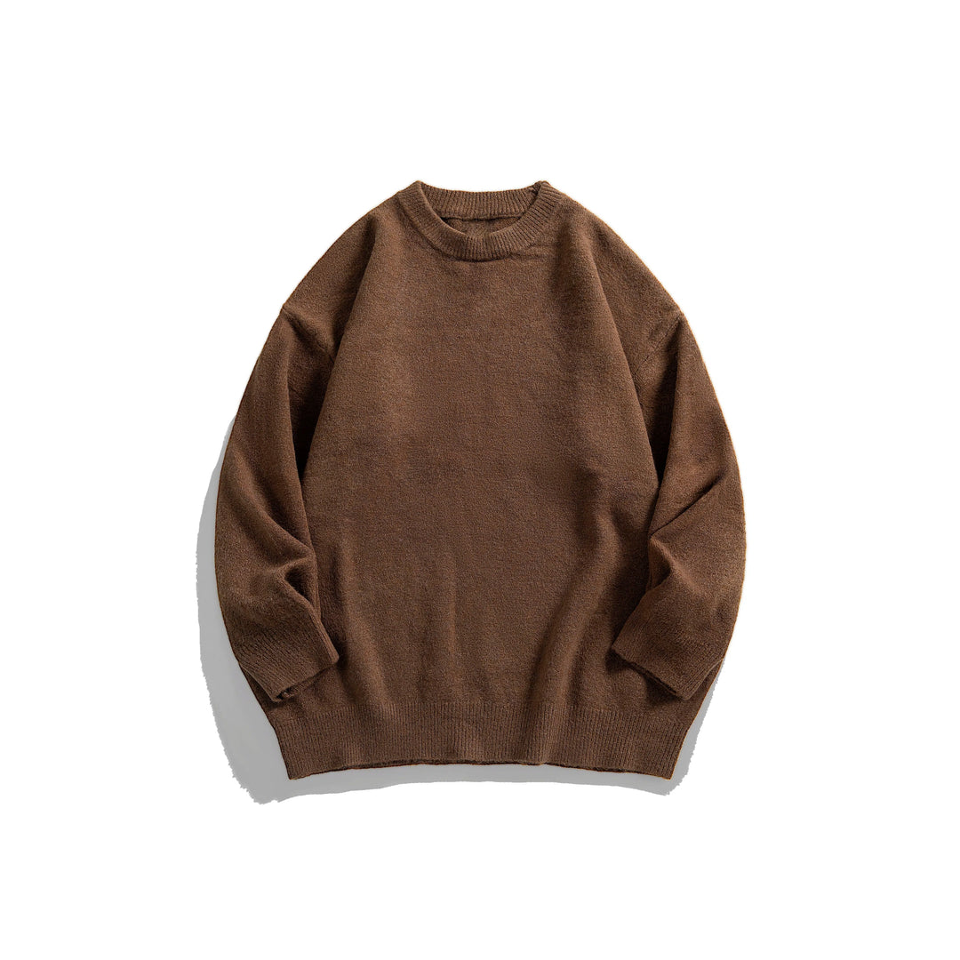 Vintage Crew Neck Knitted Sweater