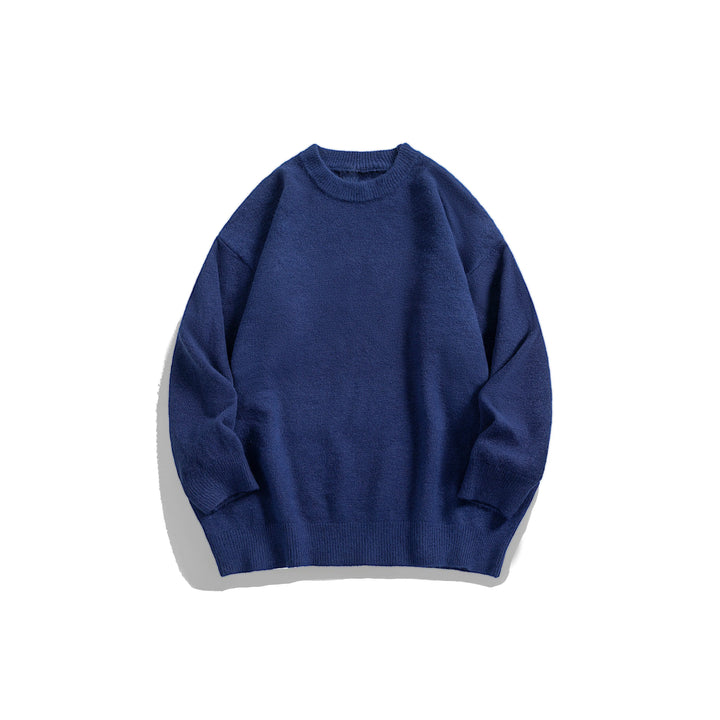 Vintage Crew Neck Knitted Sweater