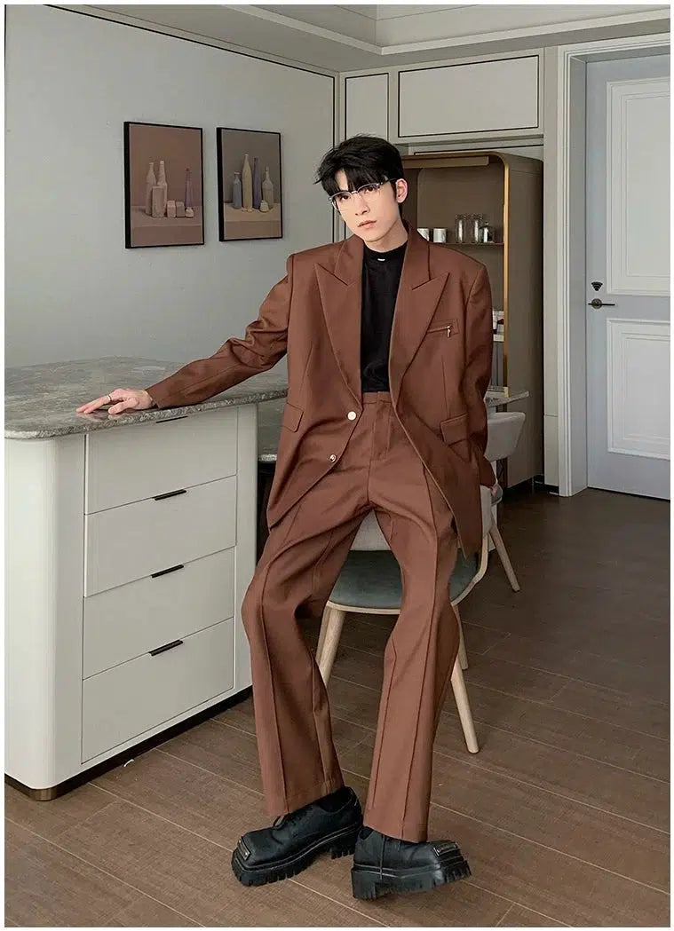 Korean Style Casual Suit