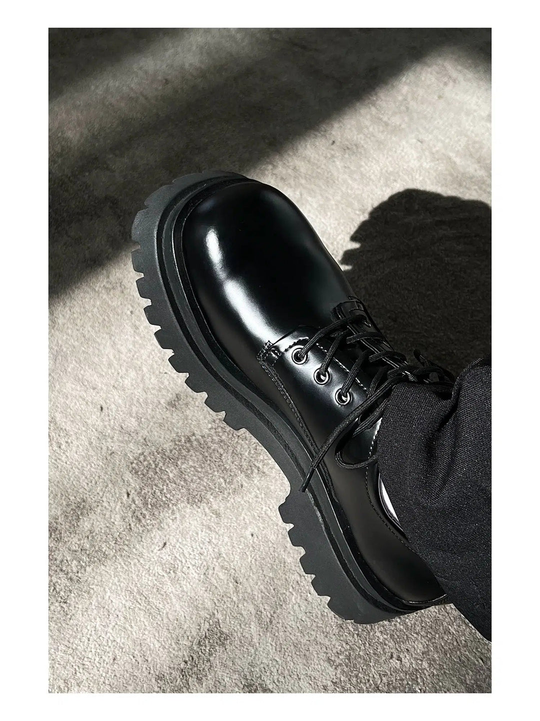 Lace-Up Chunky Sole Shoes