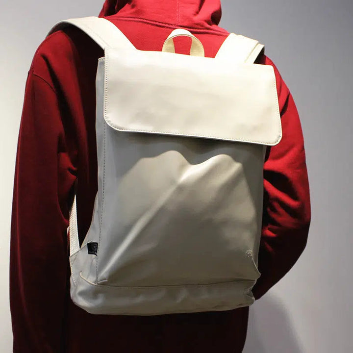 Large Capacity Leather Backpack