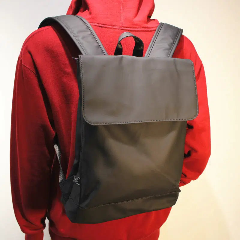 Large Capacity Leather Backpack