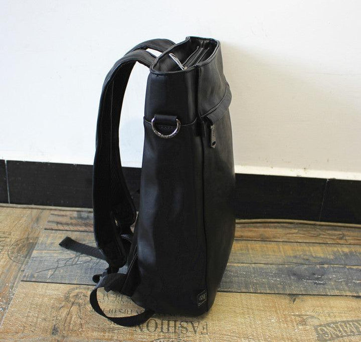 Large Leather Backpack Satchel