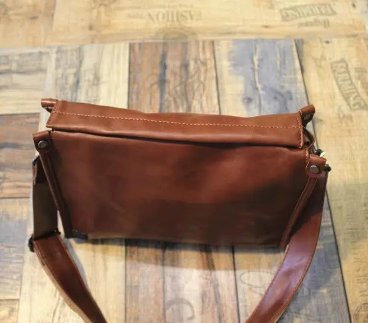 Large Leather Cross-body Bag