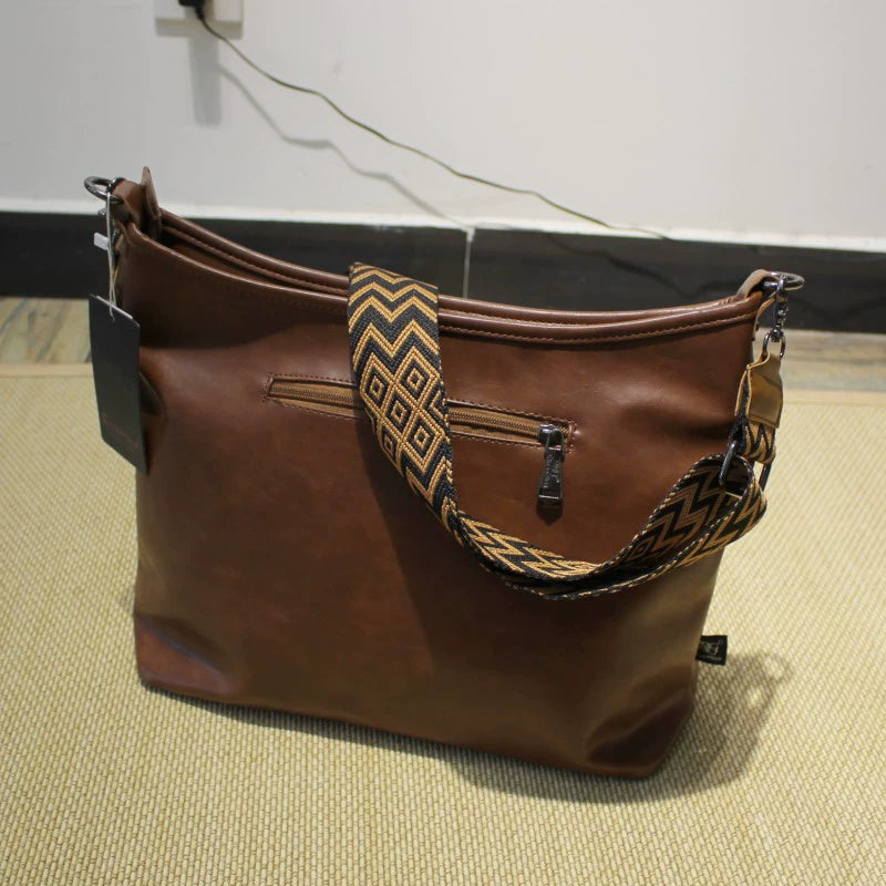 Large Leather Cross-body Bag