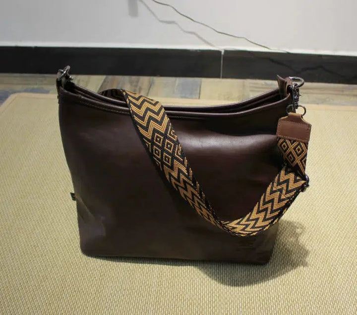 Large Leather Cross-body Bag