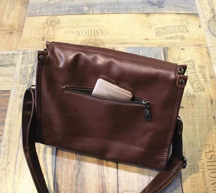 Large Leather Cross-body Bag