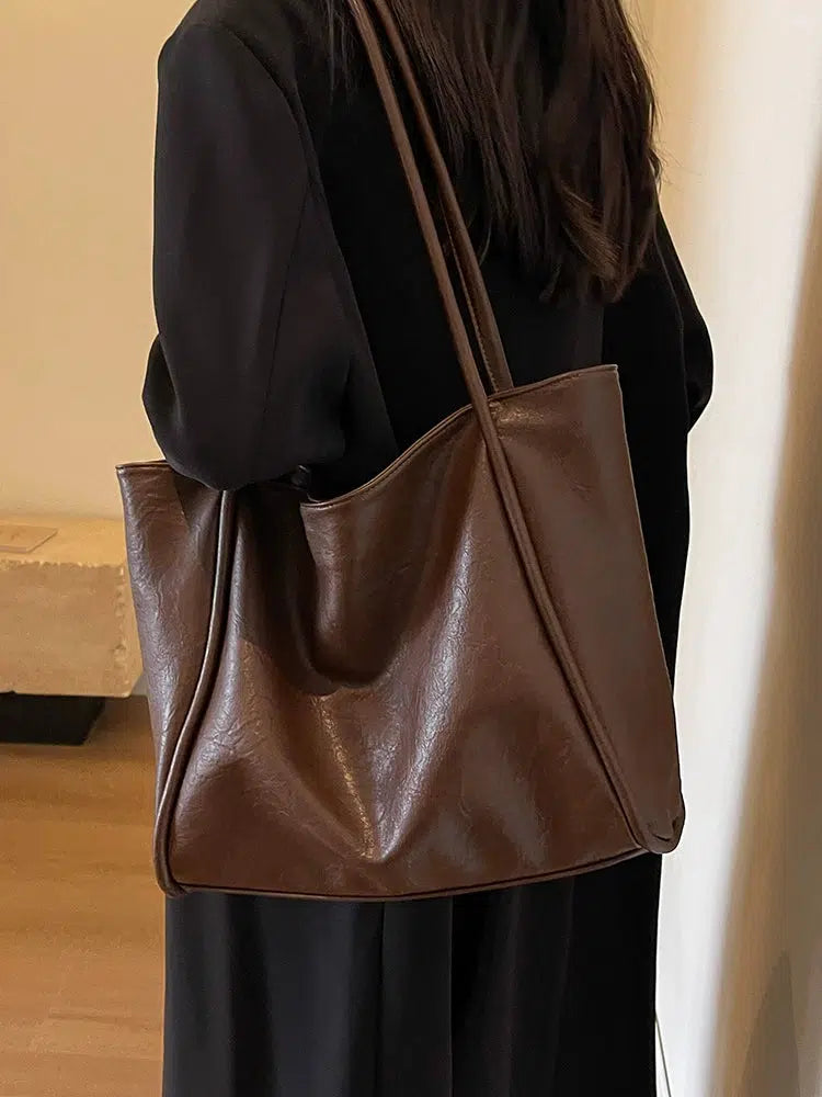 Large Leather Tote Bag