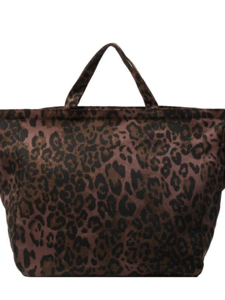 Large Leopard Print Bag