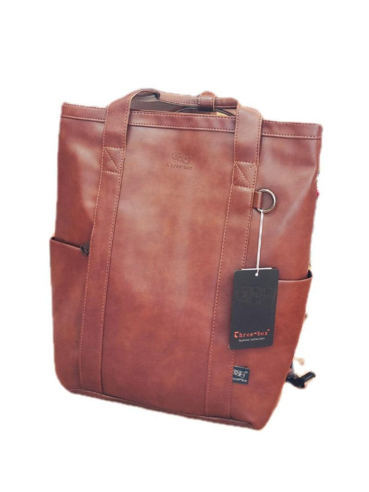 Large Soft Leather Backpack