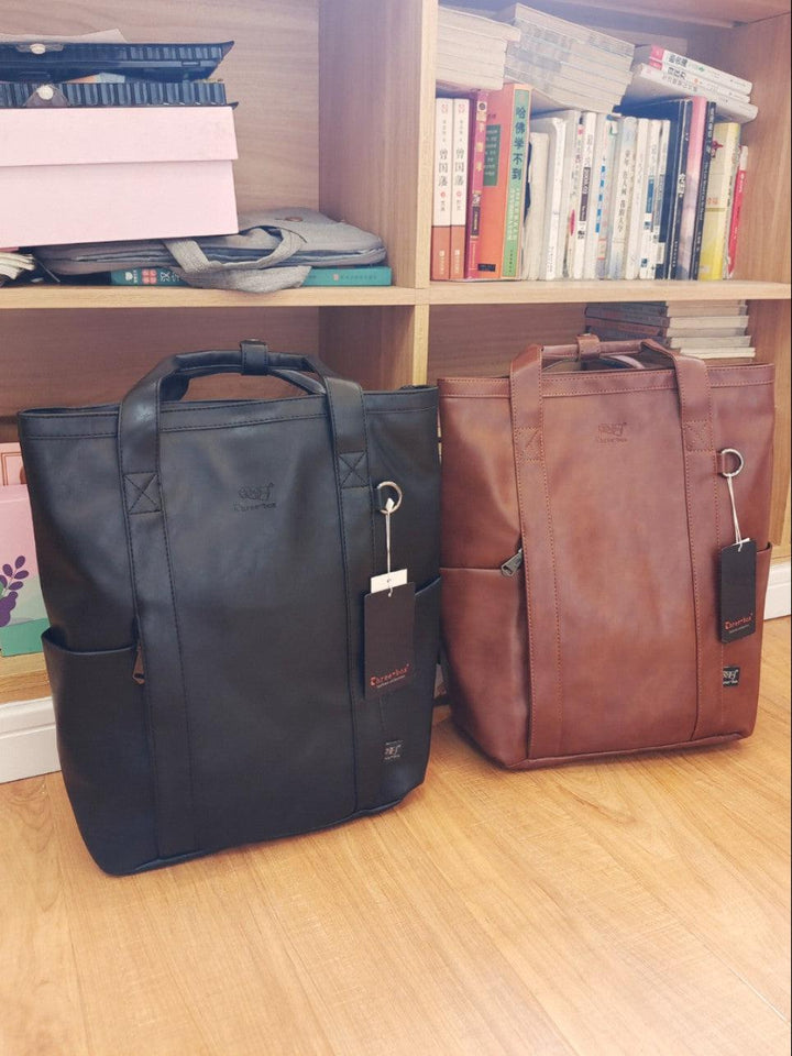 Large Soft Leather Backpack