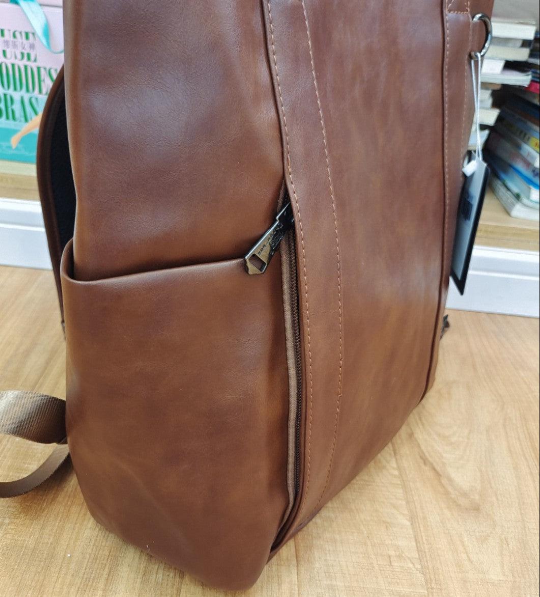 Large Soft Leather Backpack