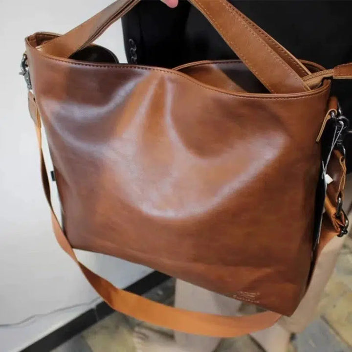 Large Soft Leather Crossbody Bag