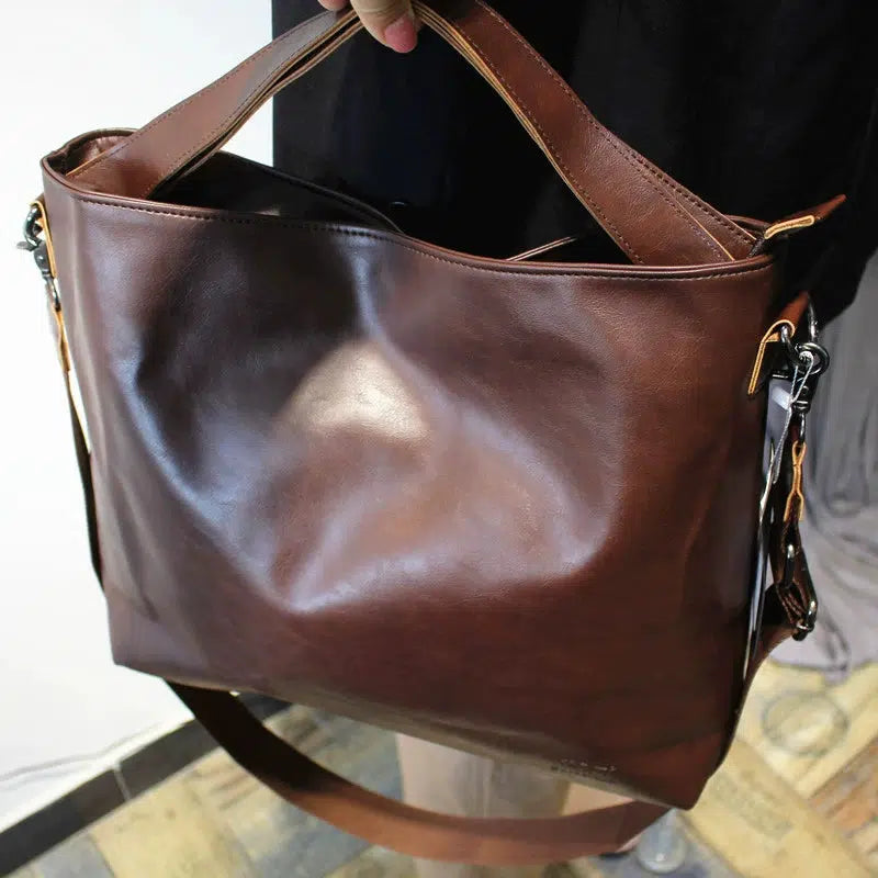 Large Soft Leather Tote Bag